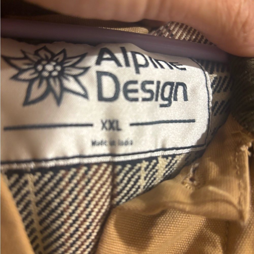 Alpine Design Men’s Chore Jacket – Brown Khaki – Multiple Sizes– NWT – $98 MSRP - Picture 9 of 11